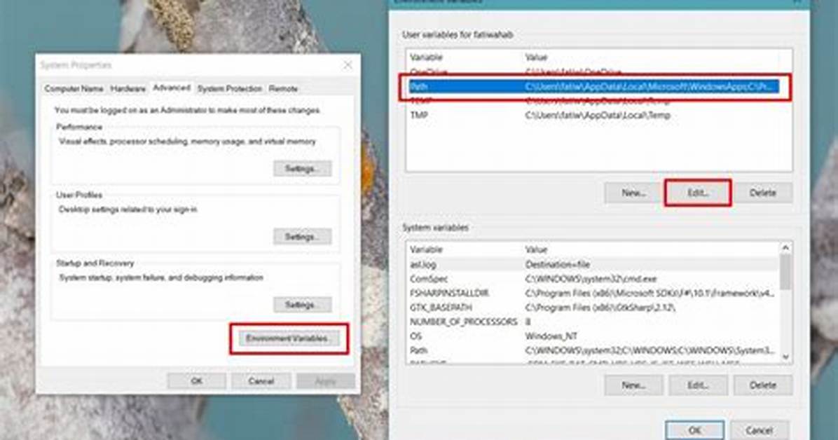 Setting User Path Environment Variable on Windows 10 Has No Effect