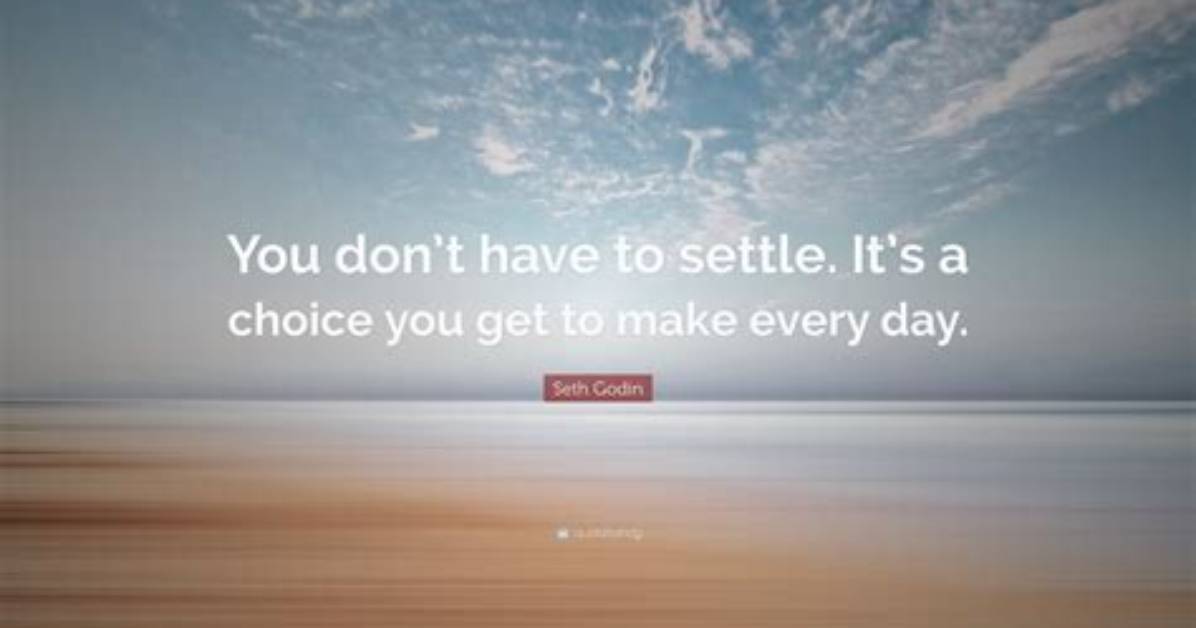 Settle on a Choice