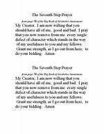 Seventh Step Prayer