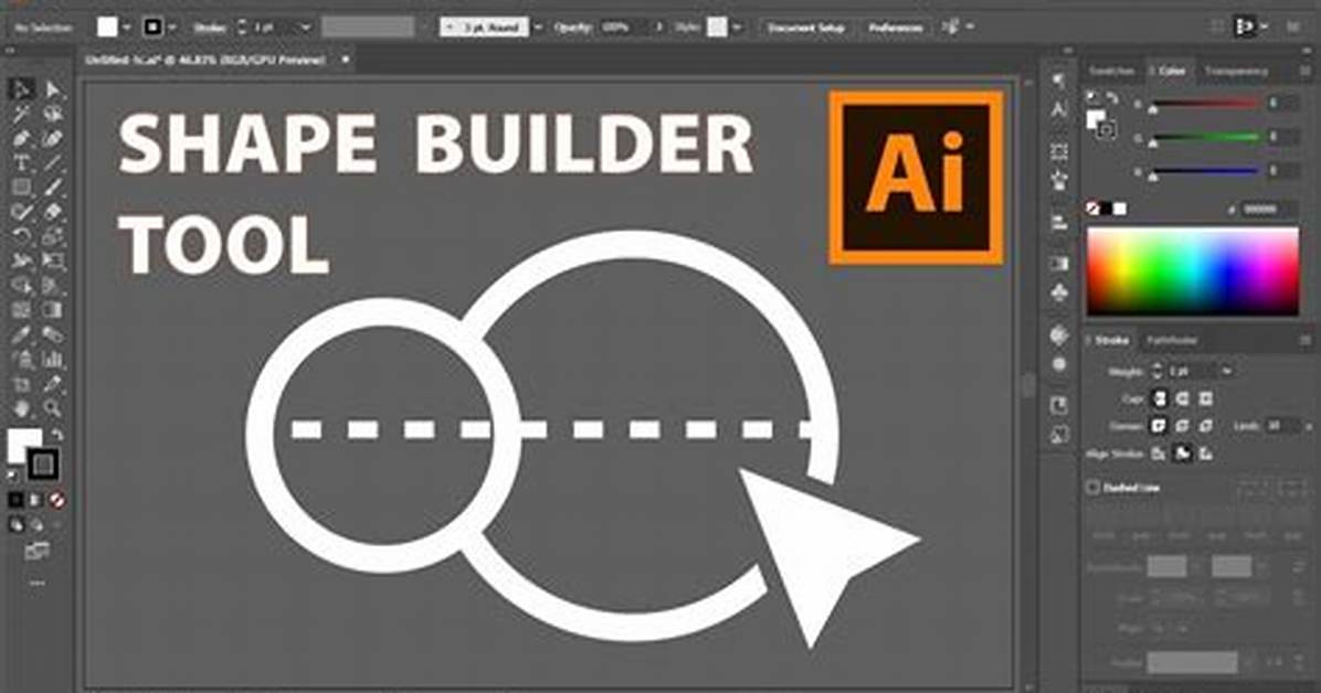 Shape Builder Tool Illustrator