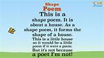 Shape Poem