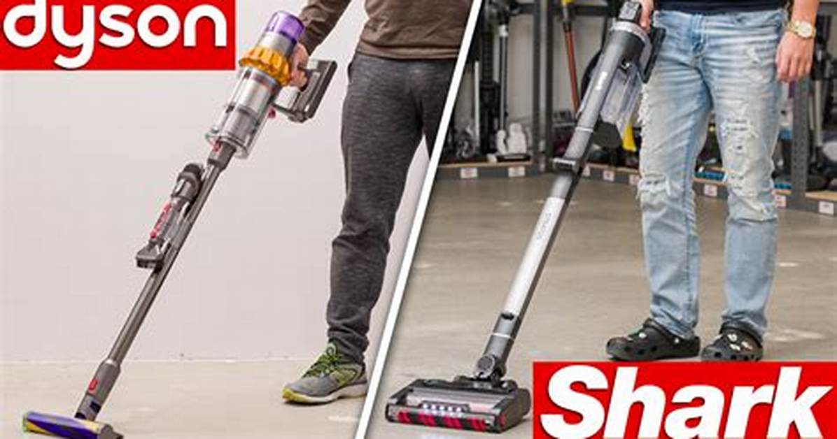 Shark Wandvac vs Dyson Humdinger Side-by-Side Vacuum Comparison