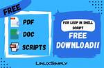 Shell Script "For" Loop Syntax