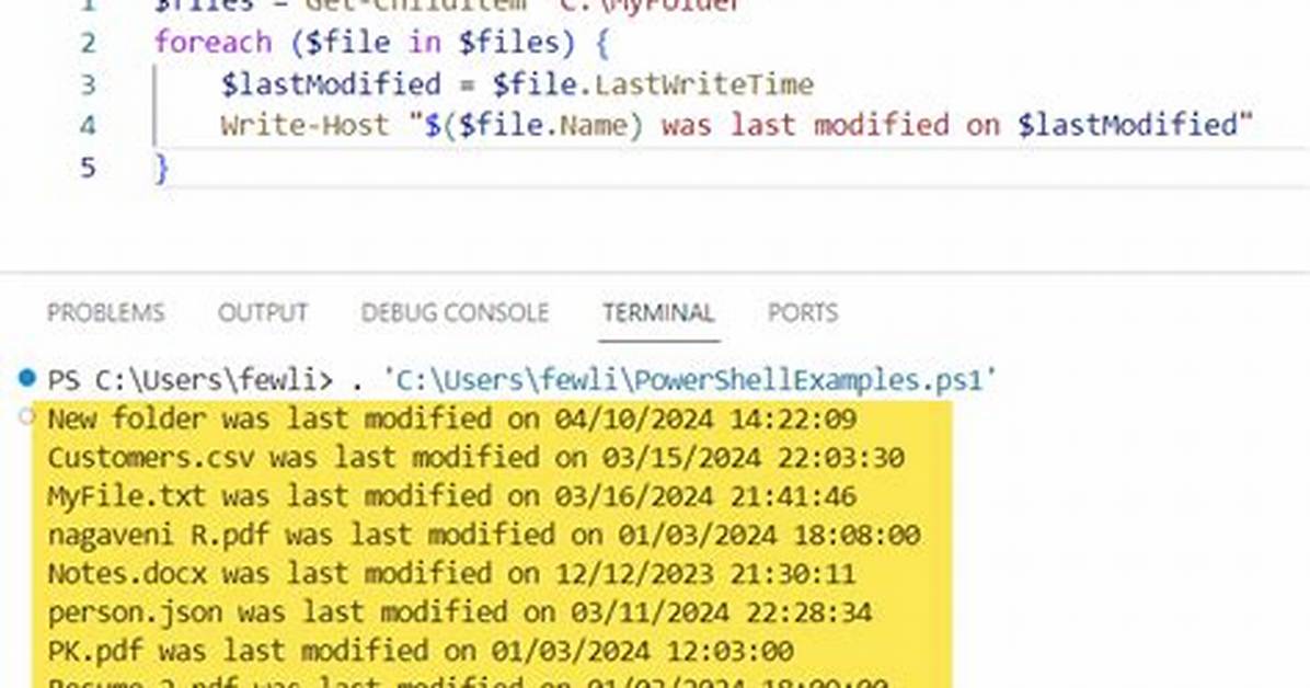 Shell Script — Get All Files Modified After