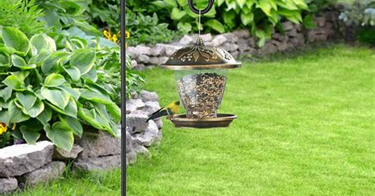Shepherds Hook Bird Feeder