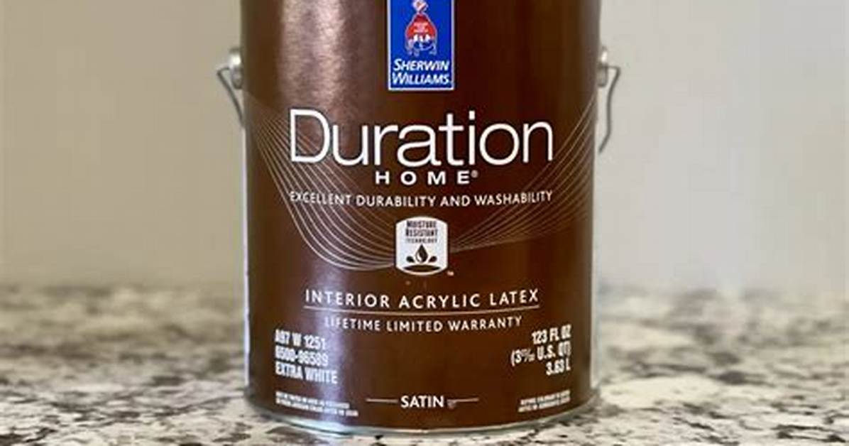 Sherwin Williams Duration