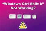 Shift+Ctrl Not Working