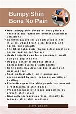 Should a Shin Bone Feels Bumpy?