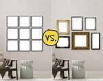 Should Gallery Wall Frames Match?