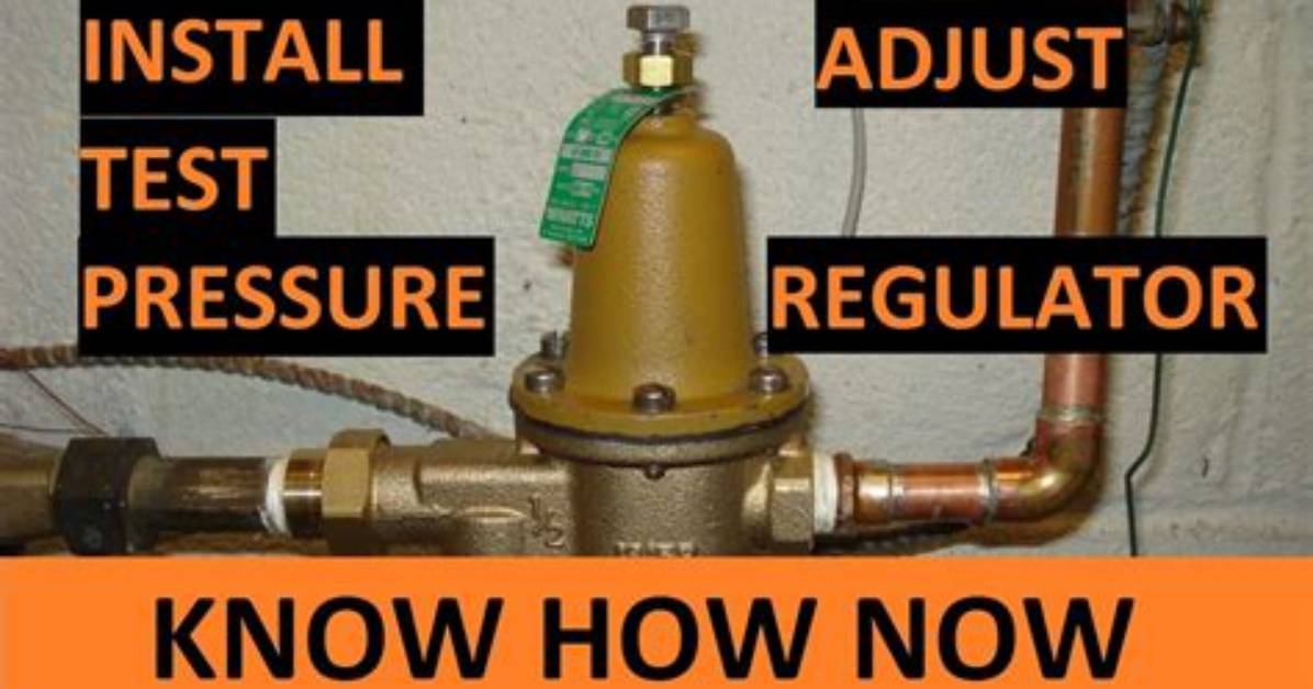 Should I Replace Pressure Reducing Valve?