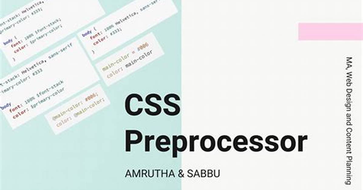 Should I Use Css Preprocessor?