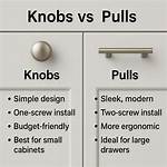 Should I Use Knobs or Pulls on Kitchen Cabinets?