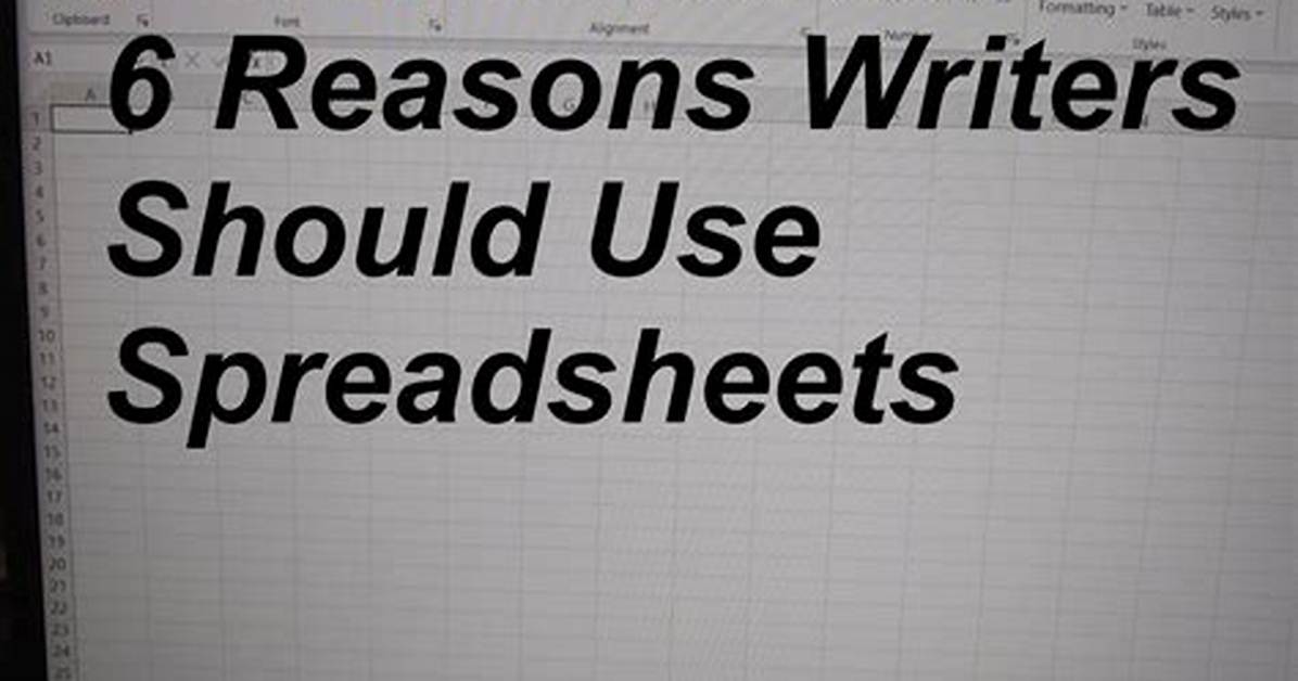 Should I Use Spreadsheets?