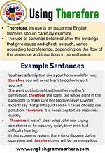 Should I Use Therefore?