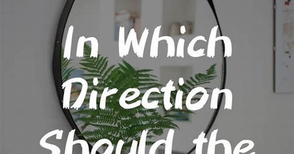 Should Mirrors Face Windows?