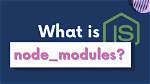 Should Node_Modules Be Checked in?