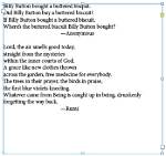 Should Poems Be Centered or Left Aligned?