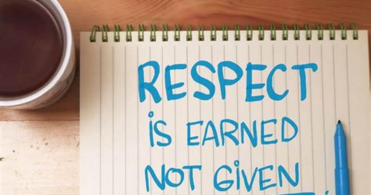 Should Respect Be Earned?
