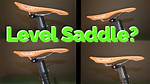 Should Saddle Be Level?