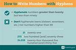 Should Thirty Five Hyphenated?