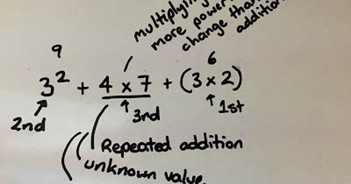 Should You Always Multiply Before Adding?