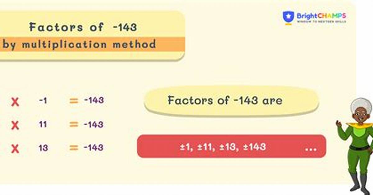Show Factorization for 143