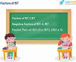 Show Factorization for 157