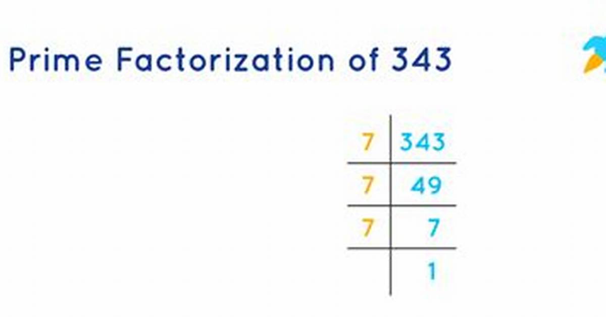 Show Factorization for 343