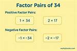 Show Factorization for 34