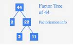 Show Factorization for 44
