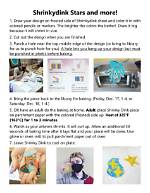 Shrinky Dink Instructions