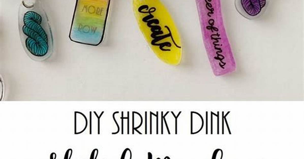 Shrinky Dinks Instructions