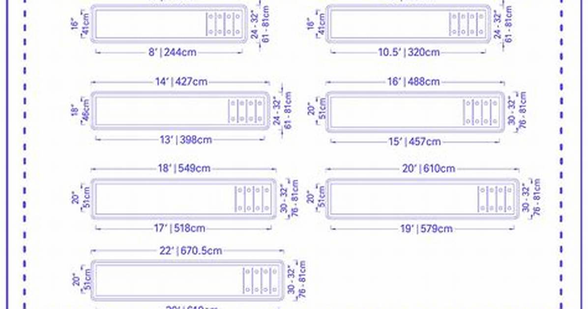 Shuffleboard Table Dimensions