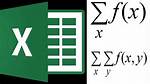 Sigma or Summation Function in Excel