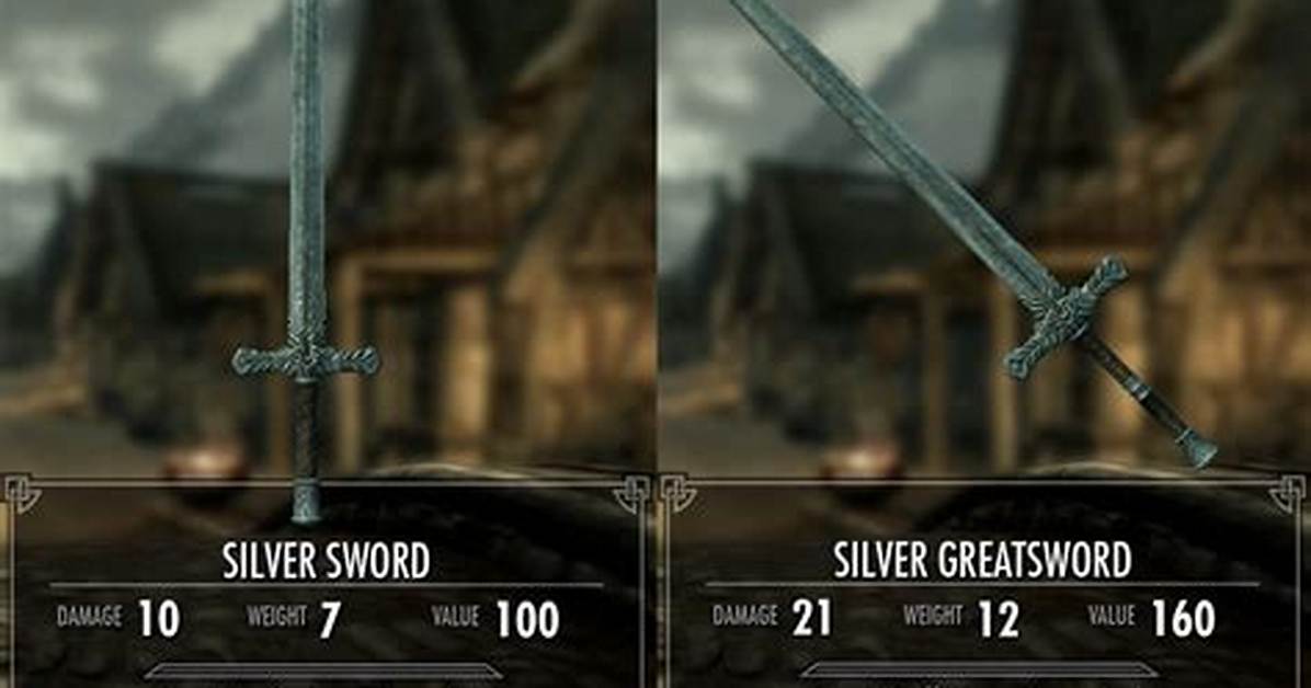 Silver Weapons Do Less Damage?