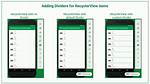 Simple Android Recyclerview Example