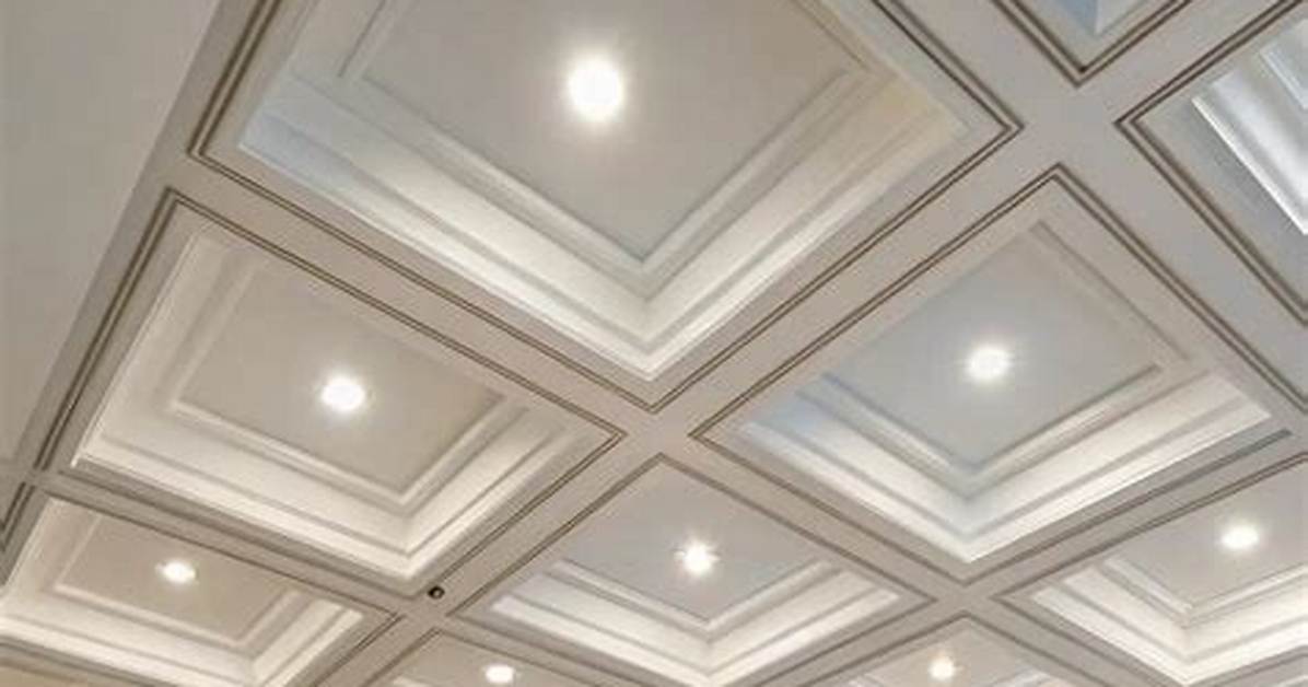 Simple Coffered Ceiling