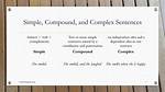 Simple Compound Complex
