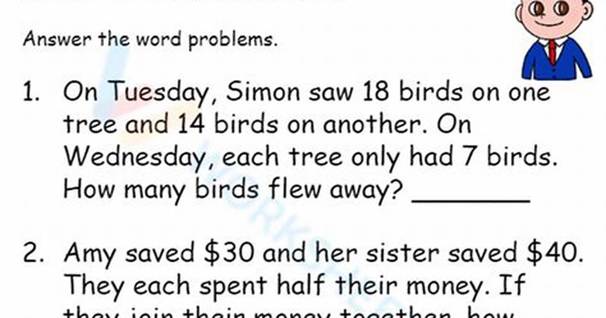 Simple Elementary Word Problem