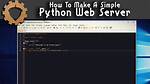 Simple Python Server to Process Get and Post Requests with Json