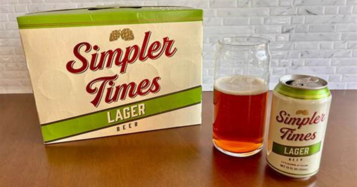 Simpler Times Lager