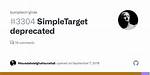 Simpletarget Is Deprecated Glide?