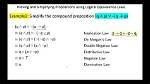 Simplifying a Logical Compound Statement