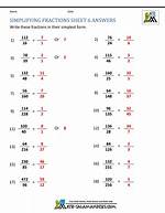 Simplifying Fractions