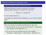 Simplifying Large Exponents in Modular Arithmetic Like $1007$ in $4^{1007} \Pmod{5}$