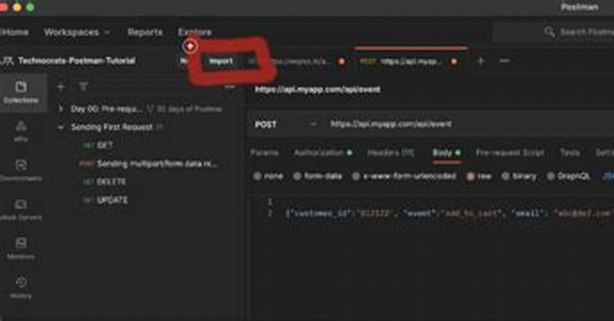 Simulate a Specific Curl in Postman