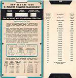 Singer Serial Numbers