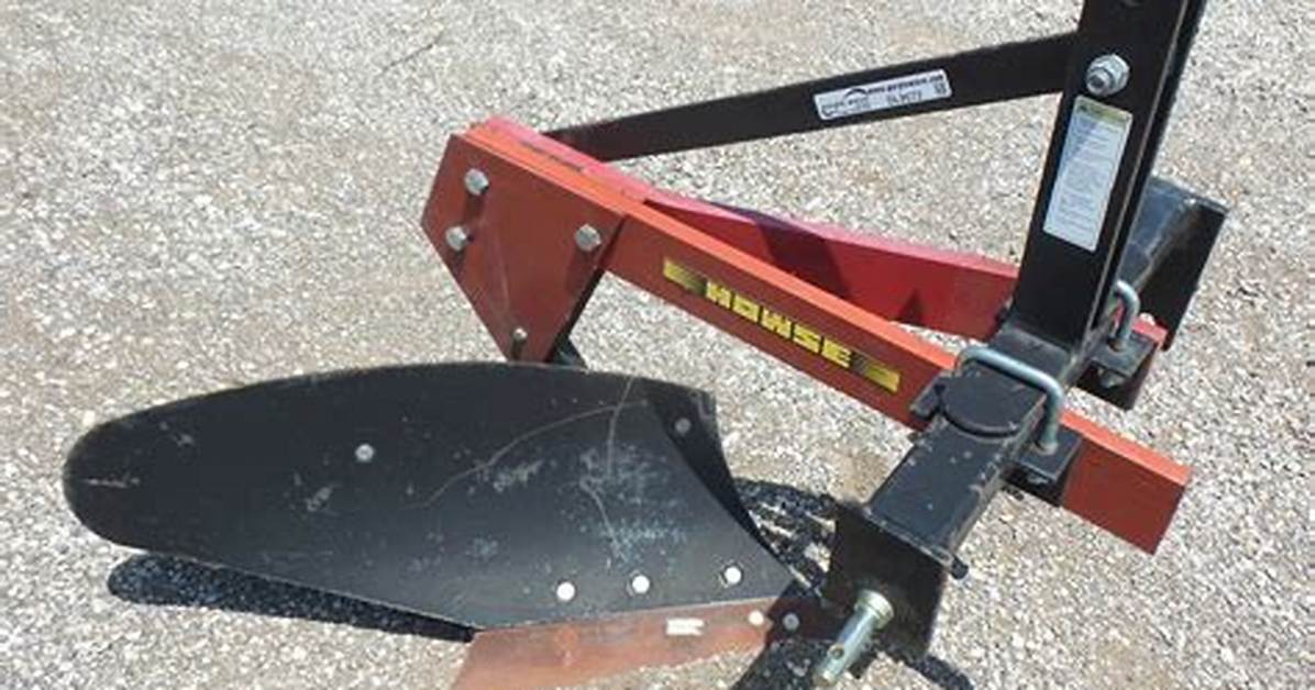 Single Bottom Plow