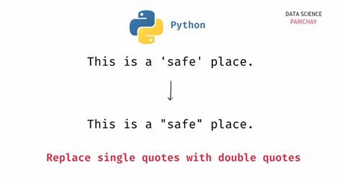 Single Quotes Vs. Double Quotes in Python [Closed]