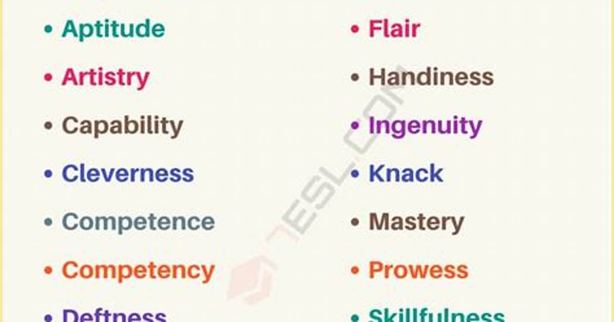 Skillful Synonym